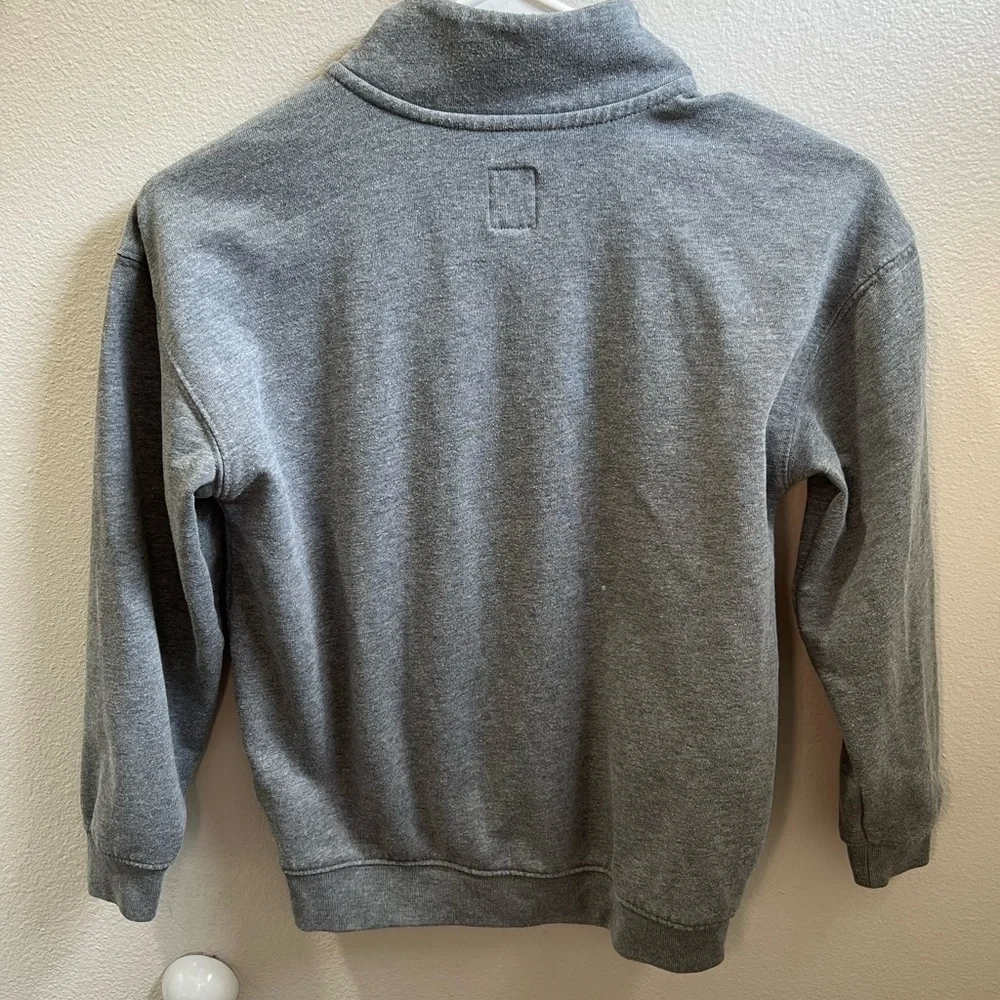 Boys Gap grey‎ quarter zip up sweater size M